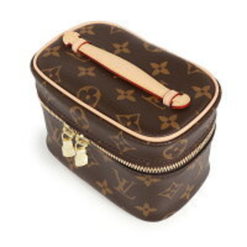 Louis Vuitton Monogram Nice Nano Brown Leather Vanity - Picture 6 of 8